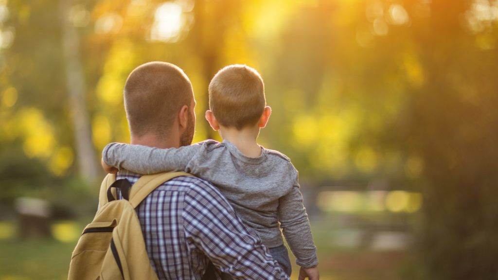 père et son enfant 