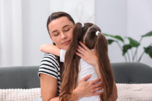 Calin mère enfant